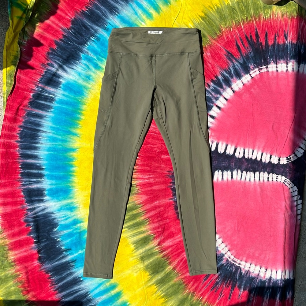 Forever 21 Size S Olive Green Leggings